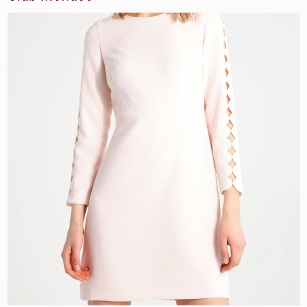 Club Monaco- pastel pink mini dress